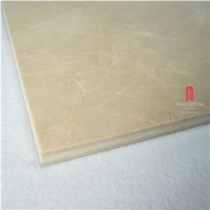 Turkey Burdur Beige Marble Thin Laminated Marble Panel