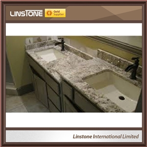 Cheap Price Polished Suface Absolute White Spring Granite Kitchen Countertops