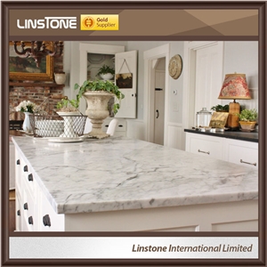 Italian White Carrara Marble Kitchen Countertops for Sale
