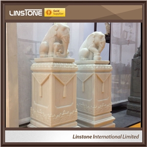 New Style Cheap Price Home Garden Ganesha Lion Statues Wholesale