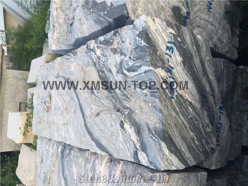 New China Juparana Block/Multicolour Grain/G621/China Juparana Grey Granite Block/China Sand Wave Granite,Quarry Owner