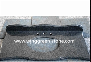 Best Selling Sesame Dark Granite G654 for Kitchen Bathroom Top,Flexible Edges Countertop