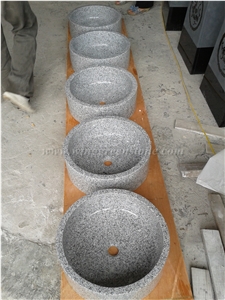 China Cheap Granite Wash Bowls, Round or Oval or Other Shape Sinks, Winggreen Stone