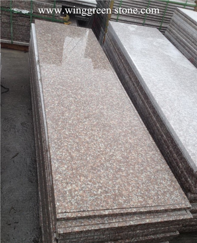China Peach Red G687 Cheap Granite Counter Tops with Our Own Quarry Red Peach Blossom Of Gutian,Tao Ha Hong,Tao Hua Hong,Taohua Hong,Taohua Red