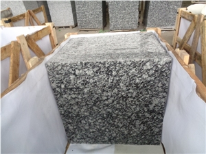 China Spray White Granite Tile for Floor and Wall Covering, High Polished Granite Tile, Winggreen