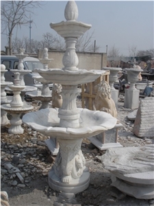Classical Outdoor Large Stone Marble Water Fountain