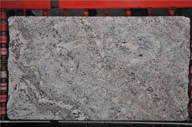 Delicatus White Granite Slab, Brazil Granite Slab Surface with Beautiful Vein, Delicatus White, Winggreen
