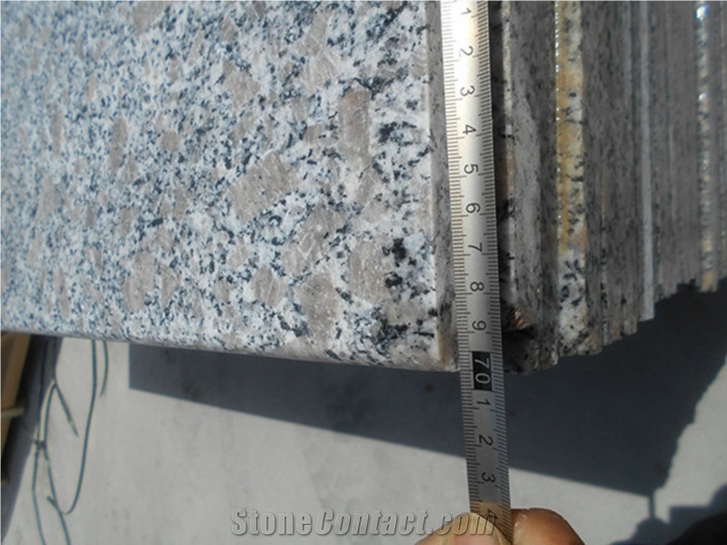 G383 Granite Tile & Slab, Jade White,Pearl Blossom Of Zhaoyuan Granite,Pearl Flower Granite,Pearl White Granite,Zhaoyuan Flower Granite for Wall and Floor Covering,Finishing Polished