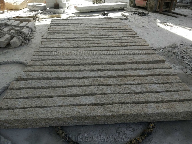 G682 Granite Natural With/Without Hole for Pillars and Posts to European Market, Winggreen Stone