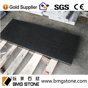 G684 Black Basalt Flamed Grooved Tile