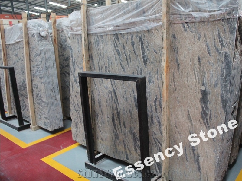 Apollo Grey Marble, Tiger Marble, Apollo Gold Mocca, Philippines Grey Polished Marble Slabs for Walling & Flooring