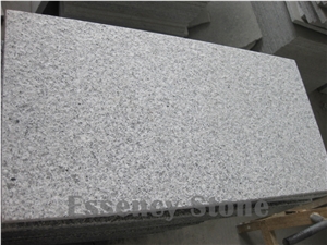 China G603 Lighty Grey/White Granite Tile with Anti-Slip Flamed Surface for Outdoor Use, Silver Grey Granite Tile & Slab