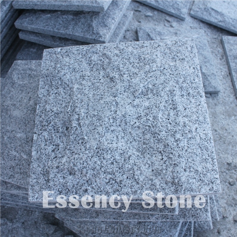 China Light Grey Color G640 Bianco Sardo Granite Mushroom Building Stone,China Luna Pearl Granite Landscaping Wall Stone
