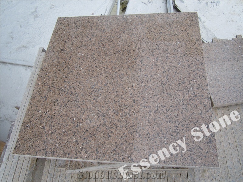 Desert Brown Granite Wall Cladding Tile Polished,Palm Red Granite,Chinese Tropical Brown Granite