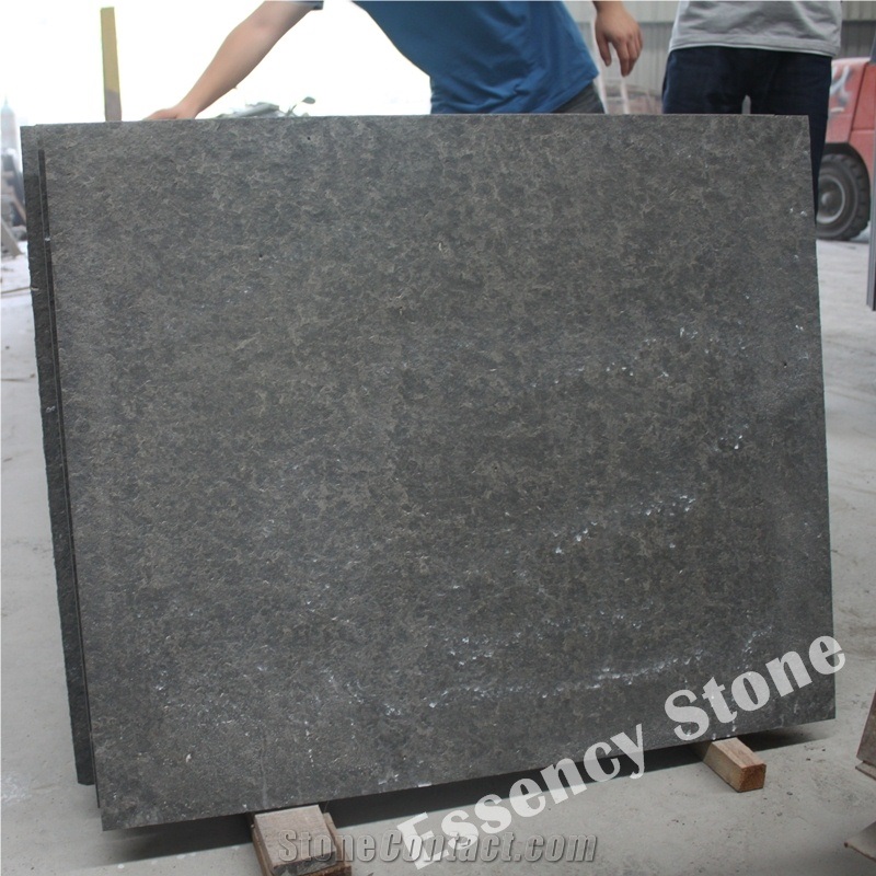 Flamed Black Granite Tile,China Mongolia Black Granite Thermal Finish