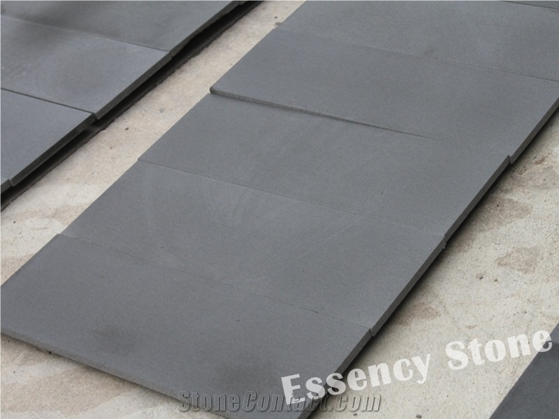 Hainan Black Grey Basalt Tile & Slab Honed, China Black Basalt
