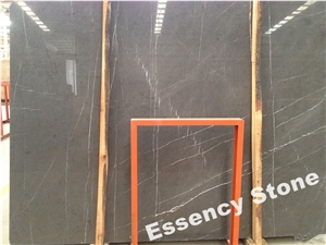 Pietra Grey Marble, Persian Gray, Grey Crystal, Graphite Grey Marble, Iran Polished Grey Marble with White Grain Marble Tiles & Slabs