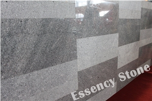 Polished Ash Grey Landscape Granite Tile,Stardust Grey Granite Flooring and Wall Tile