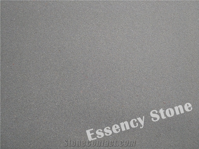 Sandblasted Absolute Black Granite Tile & Slab Floor Tile