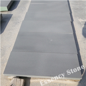 Sandblasted Absolute Black Granite Tile & Slab Floor Tile