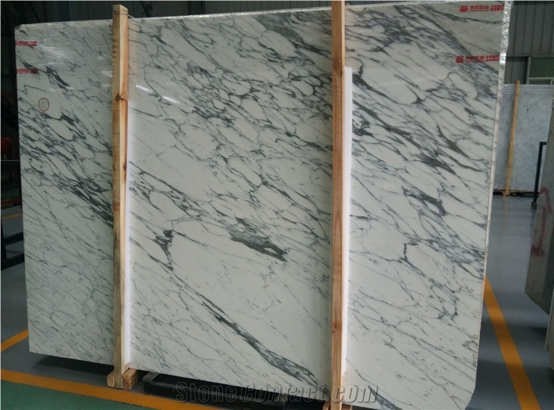 China Supplier High Quality Arabescato White Marble Tile & Slab