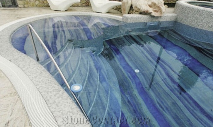 Azul Imperial Natural Quartzite,High-End Decoration for Imperial Household, Headquarters, Top Clubs, Private Villa, Gorgeous and Elaborate，Floor, Walltileslabs, Tiles