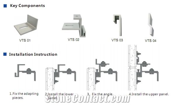 Stone Fixing Accessories/Stone Fixing System/Wall Cladding Anchor/Facade Fixing Anchor/Dry-Hang Cladding Anchor