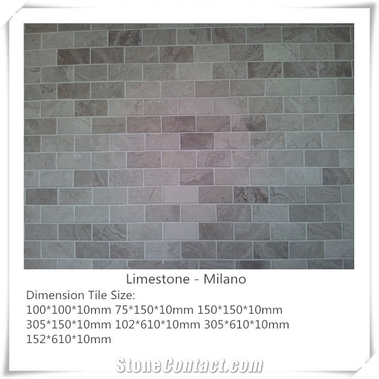 Limestone Material Milano Tile and Slab