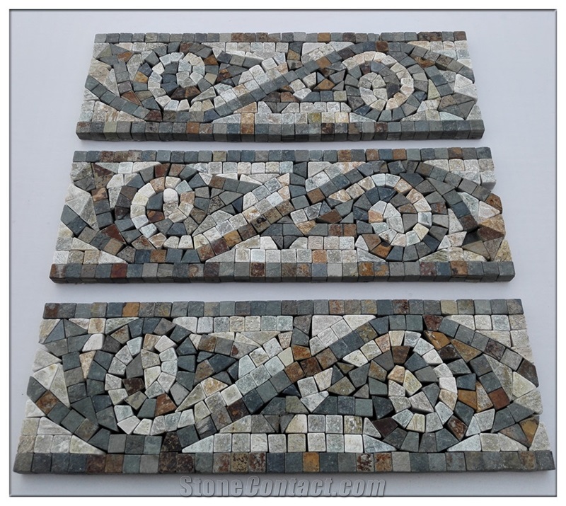 Natural Stone Lxs#11 Mosaic Border