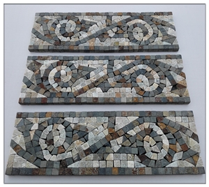 Natural Stone Lxs#11 Mosaic Border