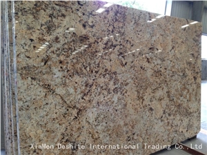Delicatus Gold Brazil Granite Yellow Slabs Stone Tiles