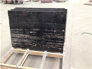 Silver Dragon Marble Tiles & Slabs, China Black Marble