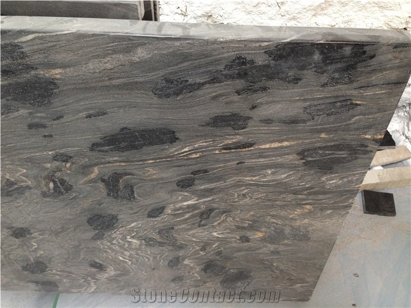 Space Black Granite Kitchen Countertops