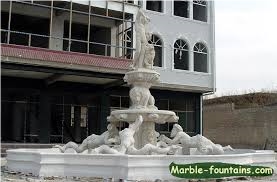 Yellow Marble Garden Fountain, Sculpture Fountain