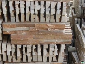 Sandstone Stone Panel Natural Cultured Stone-Wall Cladding