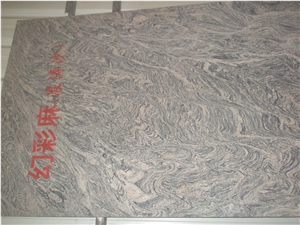China Juparana Granite Grey Pink Granite Polished Slabs & Tiles