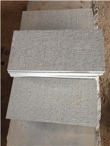 G612 Granite Zhangpu Cyan,Chiseled Surface,Chinese Green Tiles,Flooring Tiles