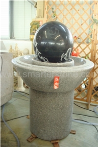 Garden Landscaping Natural Stone Fountain Floating Ball