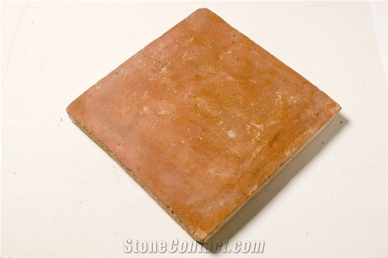 Hand Made Terracotta Tiles Yellow Brown Red