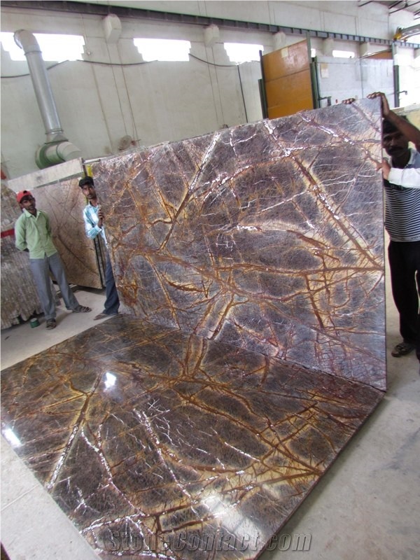 Rain Forest Marble Tiles & Slabs, Green Polished Marble Floor Covering Tiles
