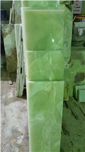 Green Onyx Tiles & Slabs, Polished Onyx Floor Covering Tiles, Walling Tiles