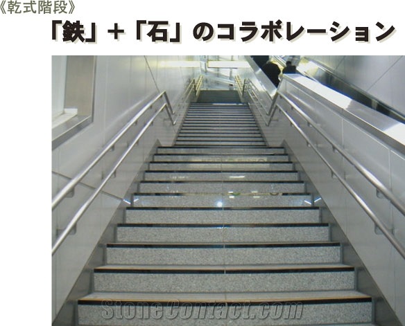 Grey Granite Stairs & Steps