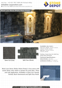 Black Volcanic Lava Stone Tiles, Black Lava Stone Floor Tiles, Black Lava Stone Wall Tiles, Pedra Hitam Palimanan Preta Verde Preço, Pedra Batu Hitam