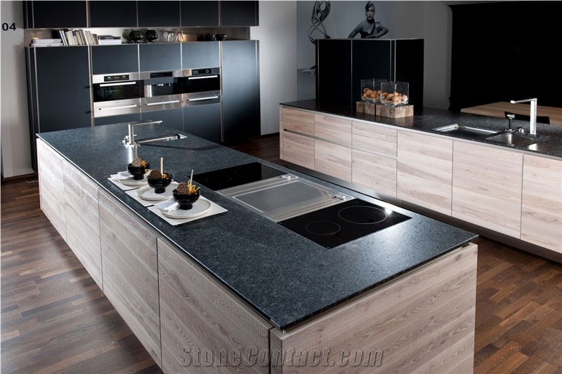Nero Impala Granite Kitchen Countertop