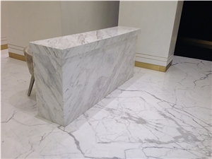 Bianco Carrara Unito C Small Bathroom Design