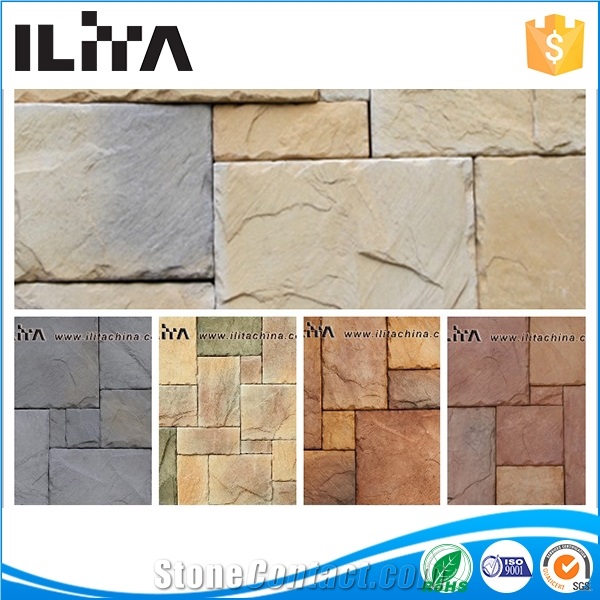 Artificial Stone Wall Tile Synthetic Rock, Mosaic Venner (YLD-30002)