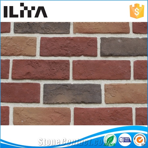 Yld-01007 Mix Color Bricks Cultured Stone