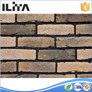 Yld-17003 Brown Thin Bricks Artificial Stone Veneer