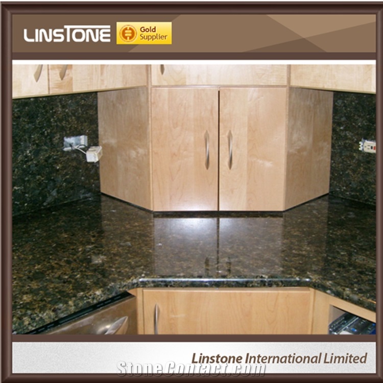 Cheap Price Polished Surface Ubatuba Granite Kitchen Countertops