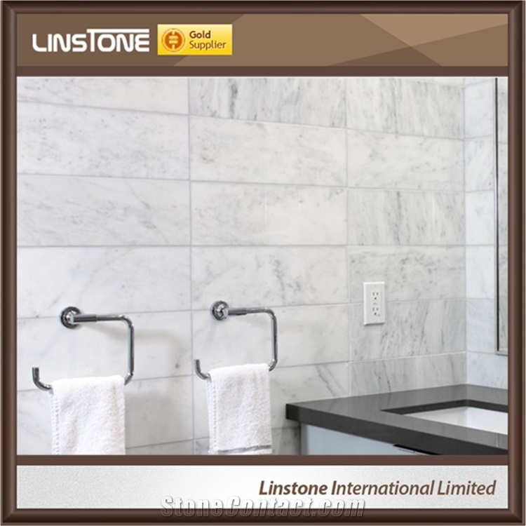 Extravagant Venatino Marble Wall Tiles, Italy White Marble